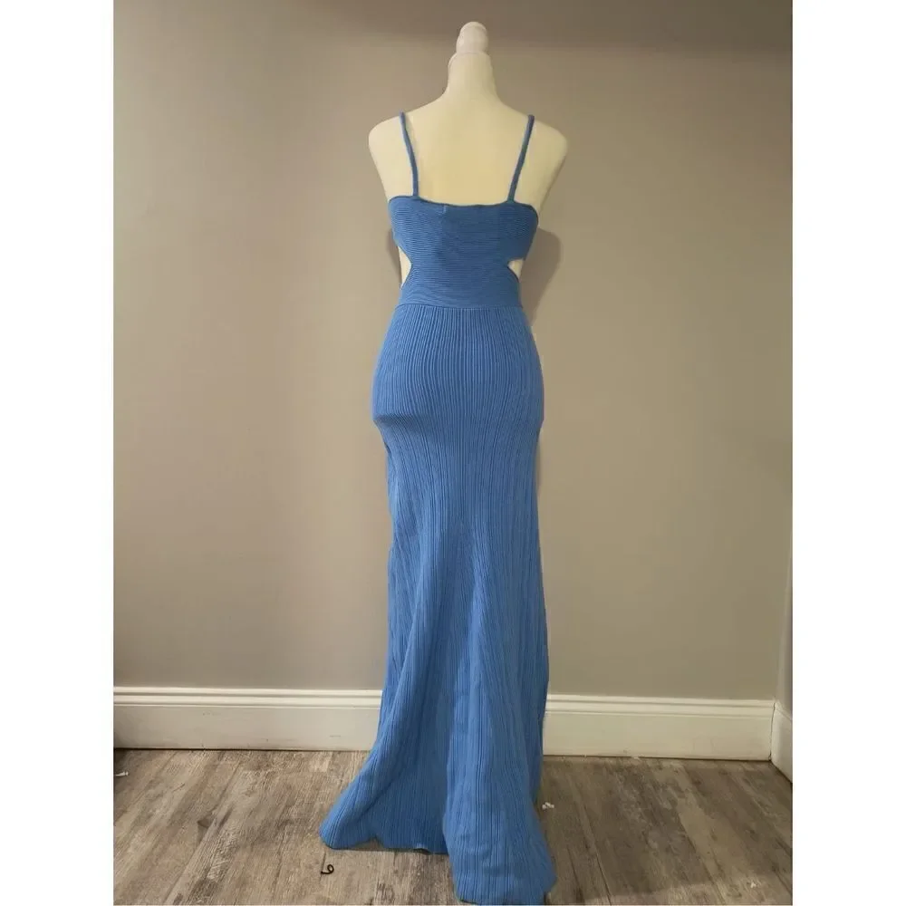 Anna Quan Blue Ribbed Sabina Dress size 2 (Au 6) NWT - Picture 7 of 7